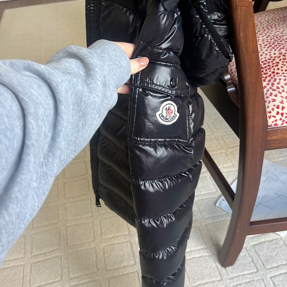 Black moncler jacket (open to offers)